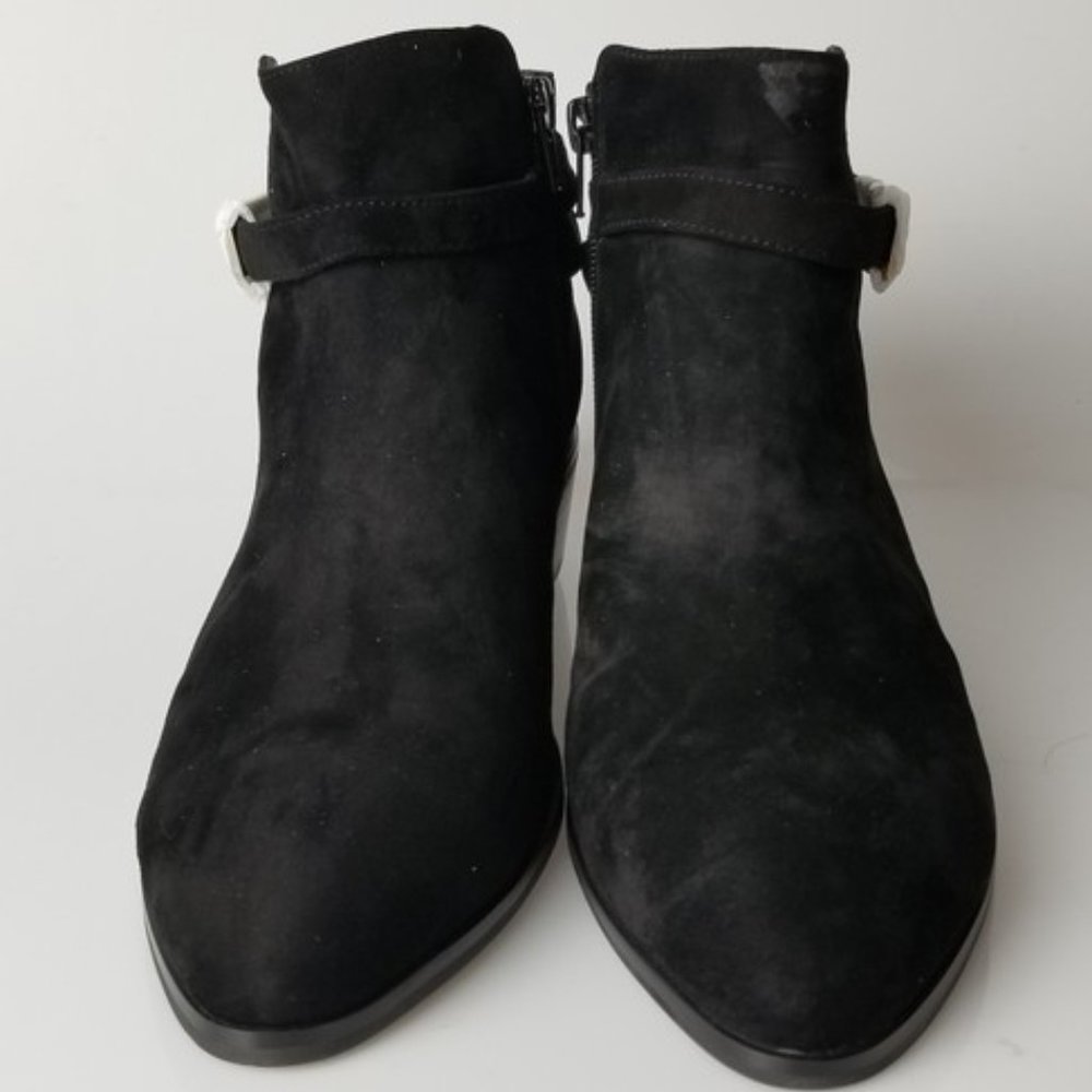 Barney's New York's Black Suede Angela Boots